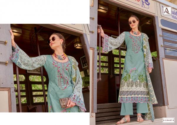 Alok Qurbat Edition 5 Cambric Cotton Designer Dress Material